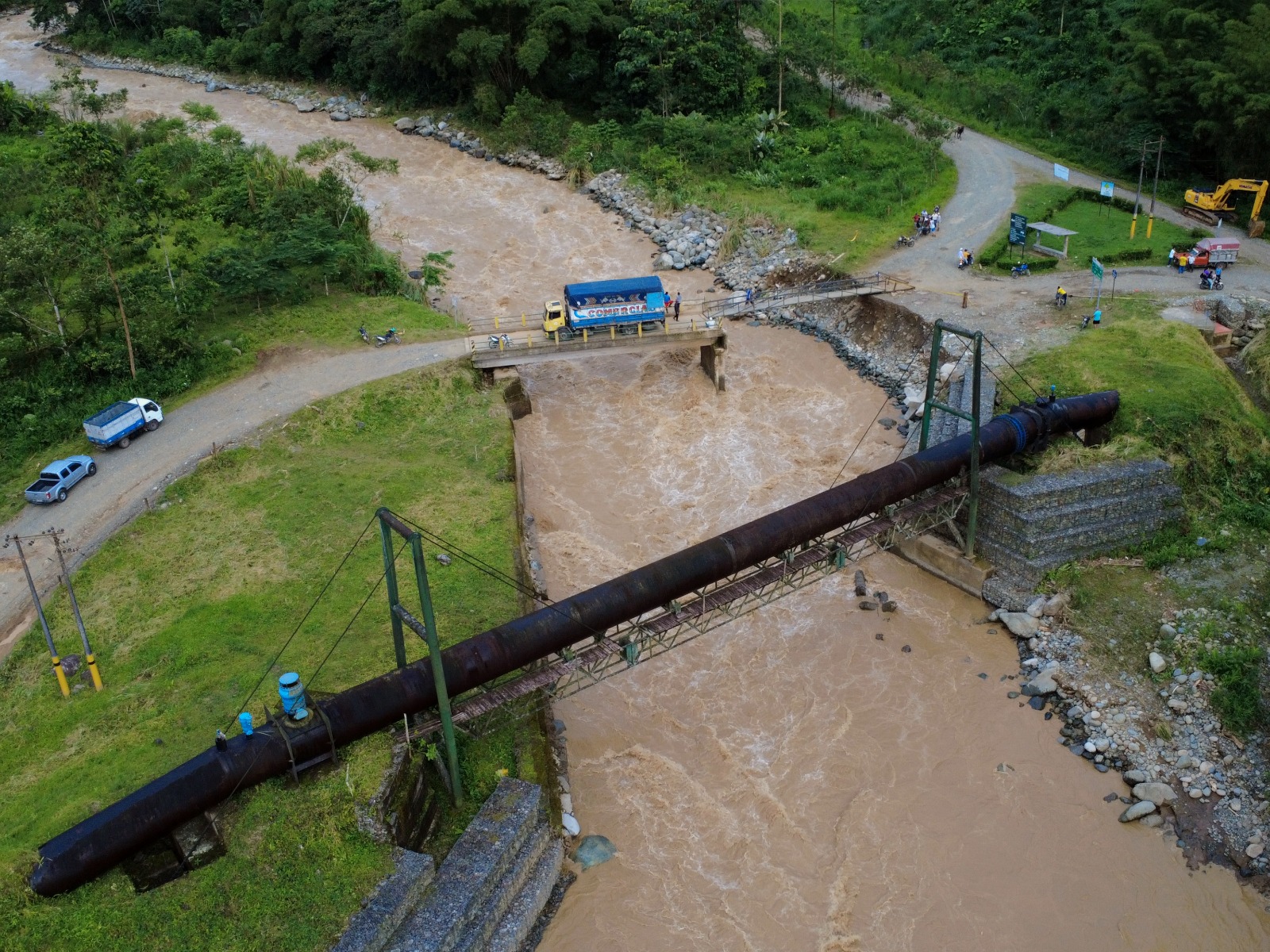 Enermax habilita paso provisional tras afectación en puente del sector